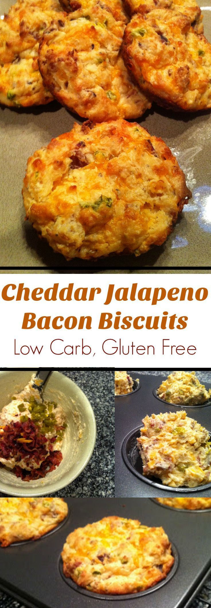 Cheddar Jalapeno Bacon Biscuits – Low Carb, Gluten Free | Peace Love and Low Carb