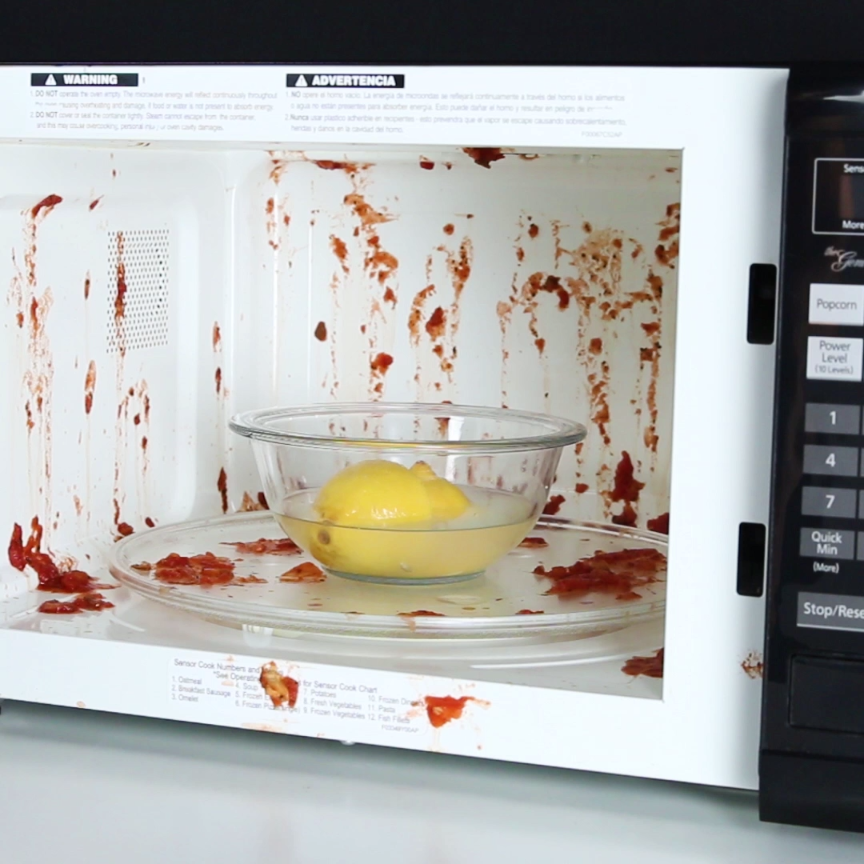 Chemical-Free Microwave Cleaning Hack