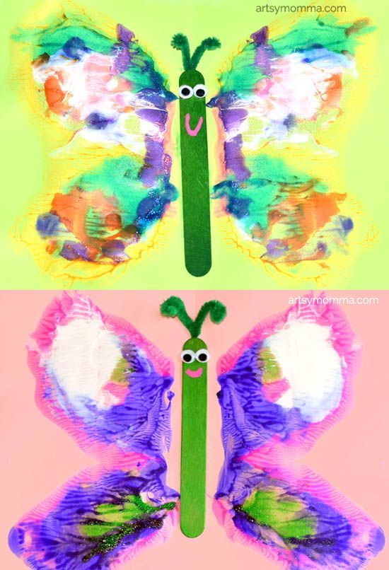 Colorful Butterfly Art Painting – Learning About Symmetry