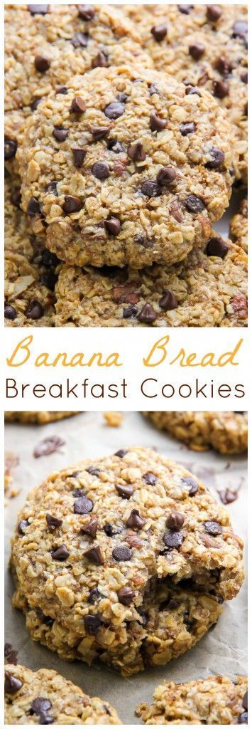 Cookies that taste like banana bread AND are healthy enough for breakfast!