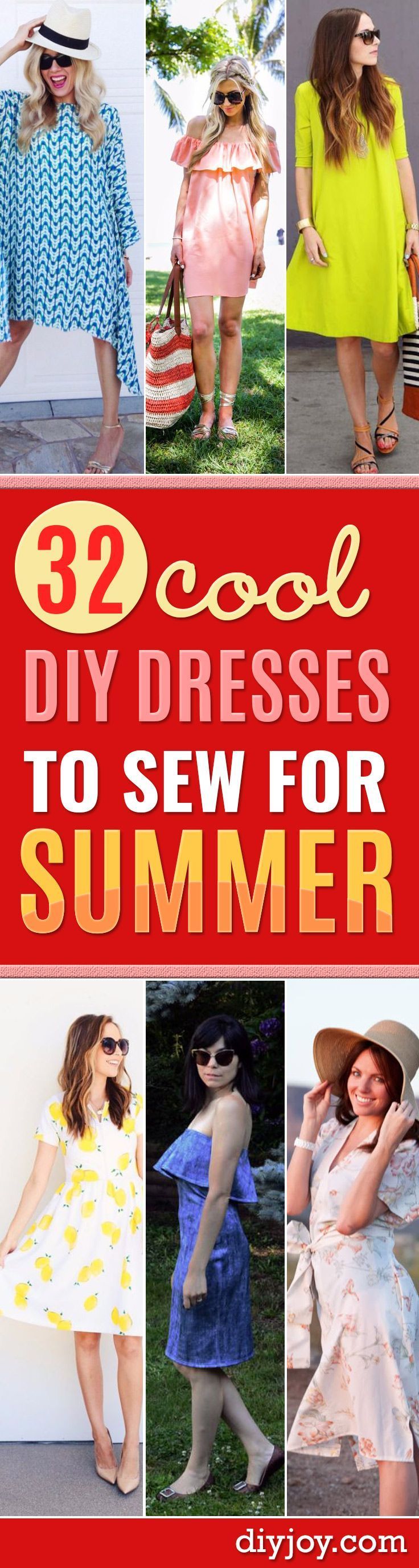 DIY Dresses to Sew for Summer – Best Free Patterns For Dress Ideas – Easy and Cheap Clothes to Make for Women and Teens – Step by