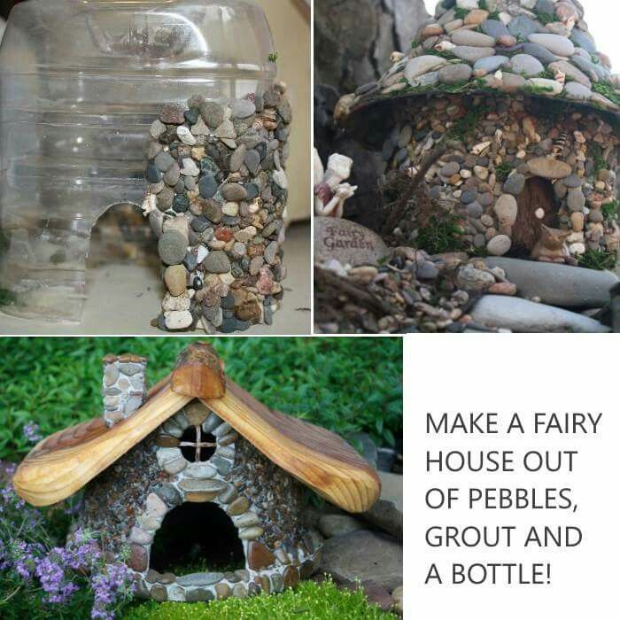 DIY FAIRY HOUSES! Is this not the cutest thing ever? Sounds too easy to make! www.goodshomedesi…