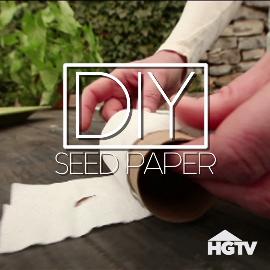 DIY Seed Paper For the Garden #raised_garden_layers
