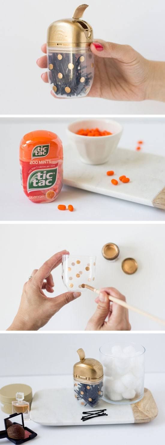 DIY Tic Tac Bobby Pin Case | 21 Life Hacks Every Girl Should Know | Easy Organization Ideas for Bedrooms #diy_for_teens