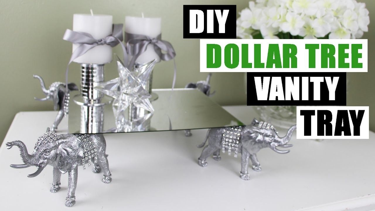 DOLLAR TREE VANITY TRAY Z Gallerie Inspired DIY Tutorial Dollar Store ... -   Great Dollar Store DIY Projects