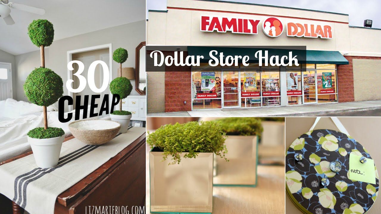30 Decor ideas from dollar store -   Great Dollar Store DIY Projects