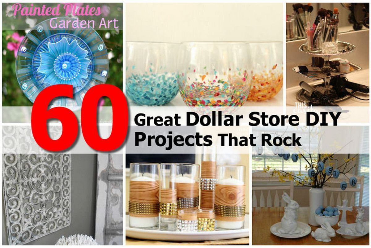 60 Great Dollar Store DIY Projects That Rock -   Great Dollar Store DIY Projects