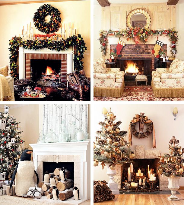 33 Mantel Christmas Decorations Ideas -   Christmas Decorating Ideas