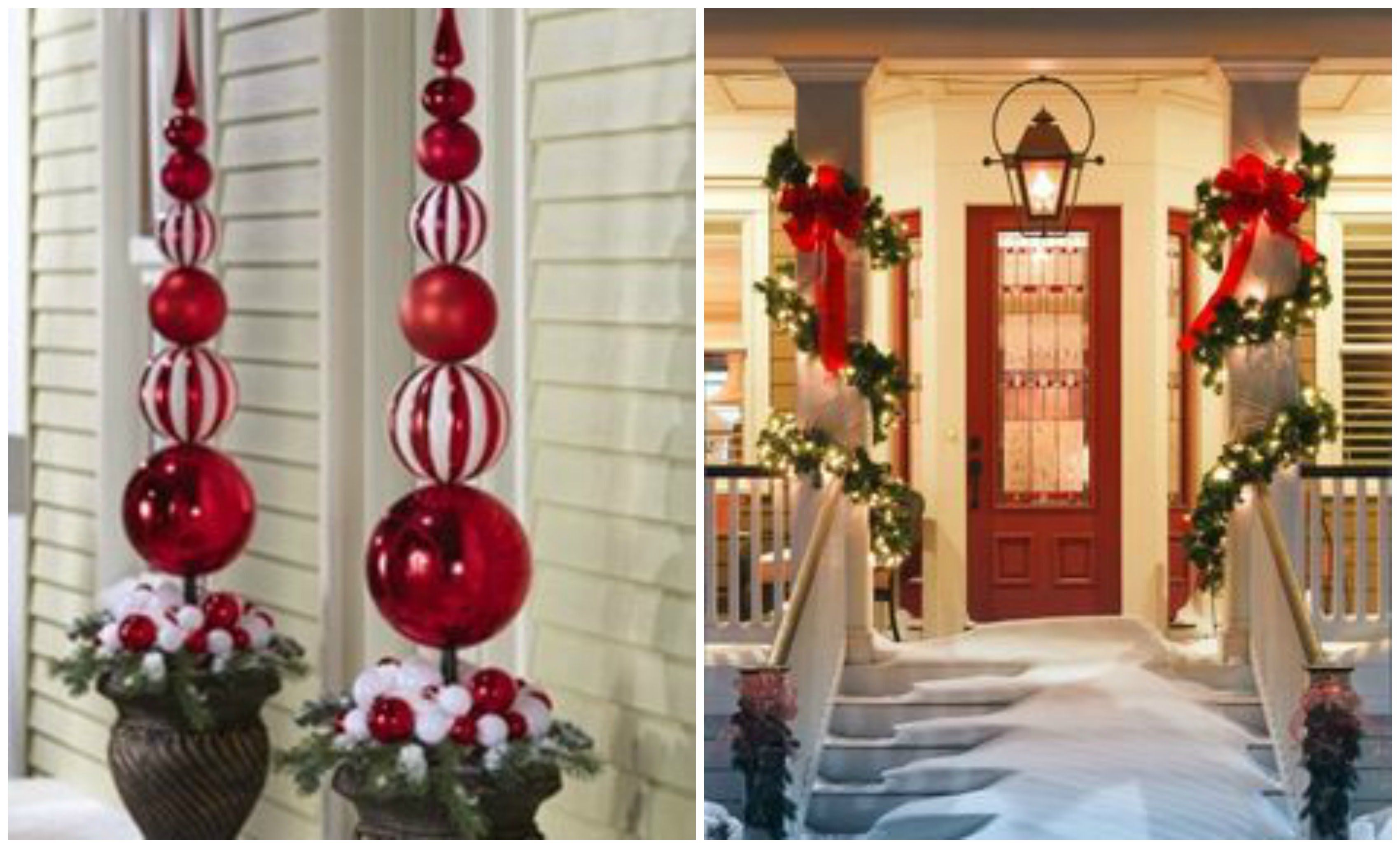 Cheerful Outdoor Christmas Decoration -   Christmas Decorating Ideas