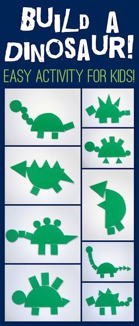 Fun  Simple dinosaur activity for kids!