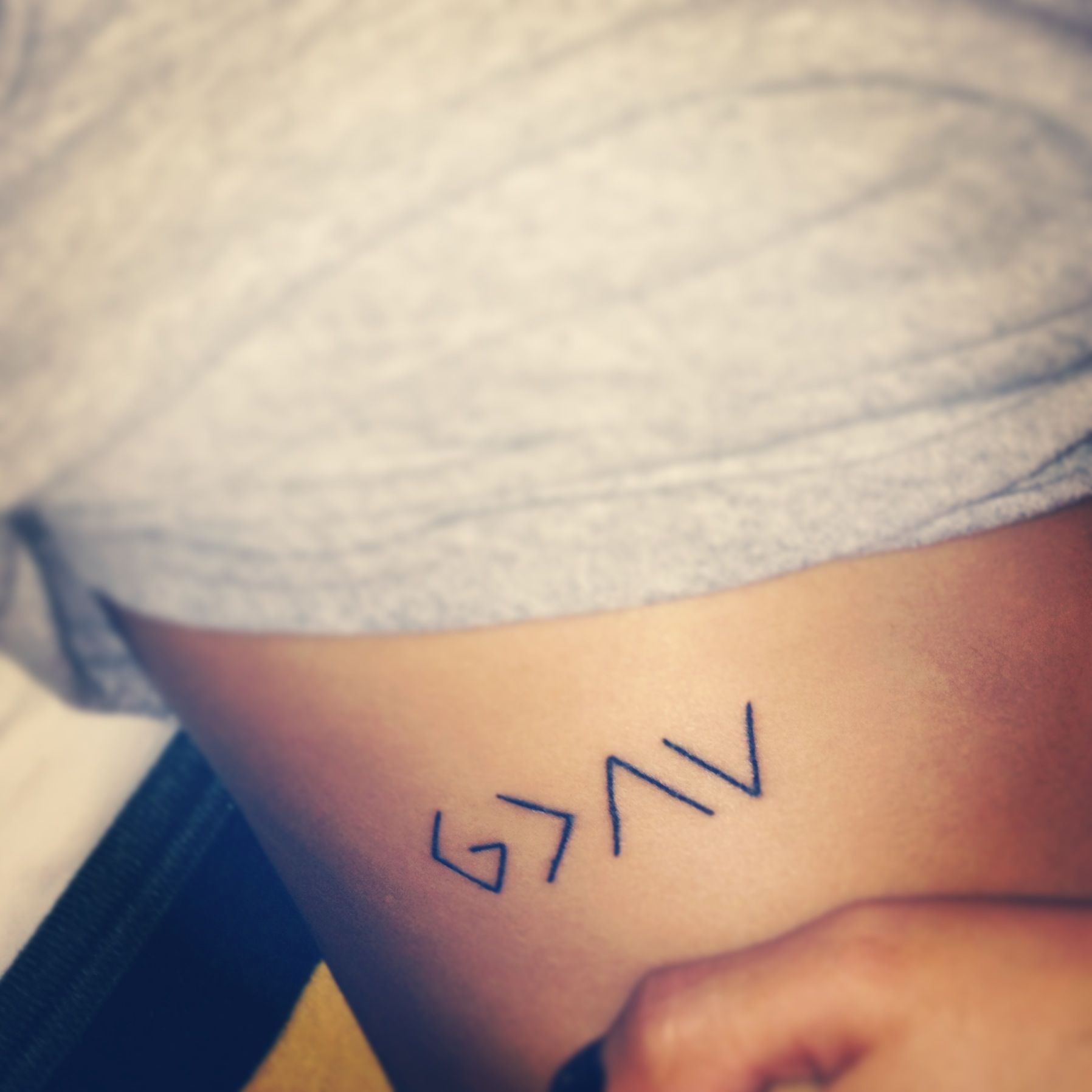 God is greater than the highs and lows. on my ribs. #side_rib_tattoo