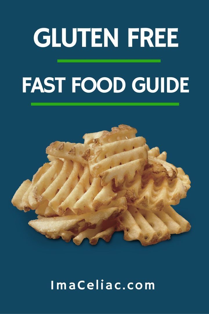 Great list of safe Gluten Free fast food restaurants