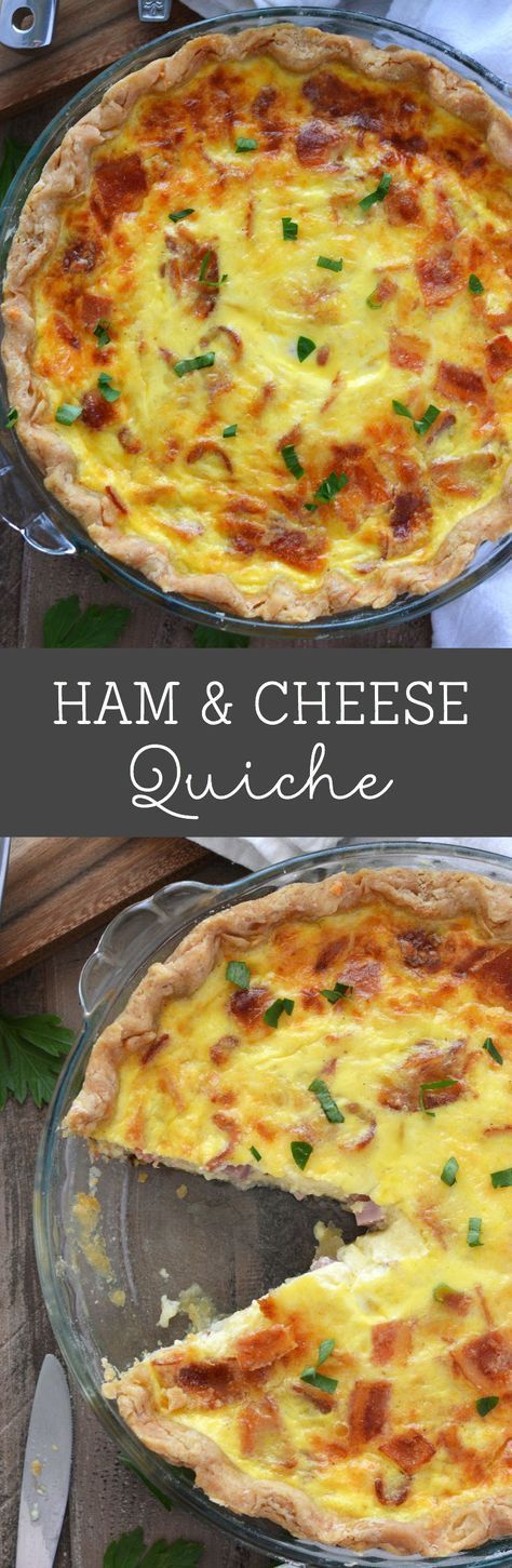 Ham and Cheese Quiche from What The Fork Food Blog | @WhatTheForkBlog | whattheforkfoodbl…