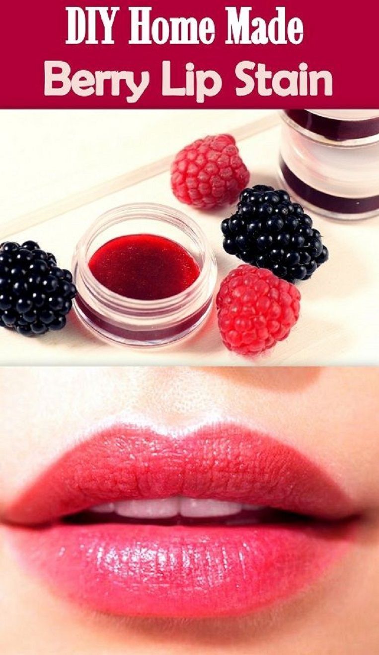 Homemade Berry Lip Stain – 15 All Natural DIY Makeup Products | GleamItUp