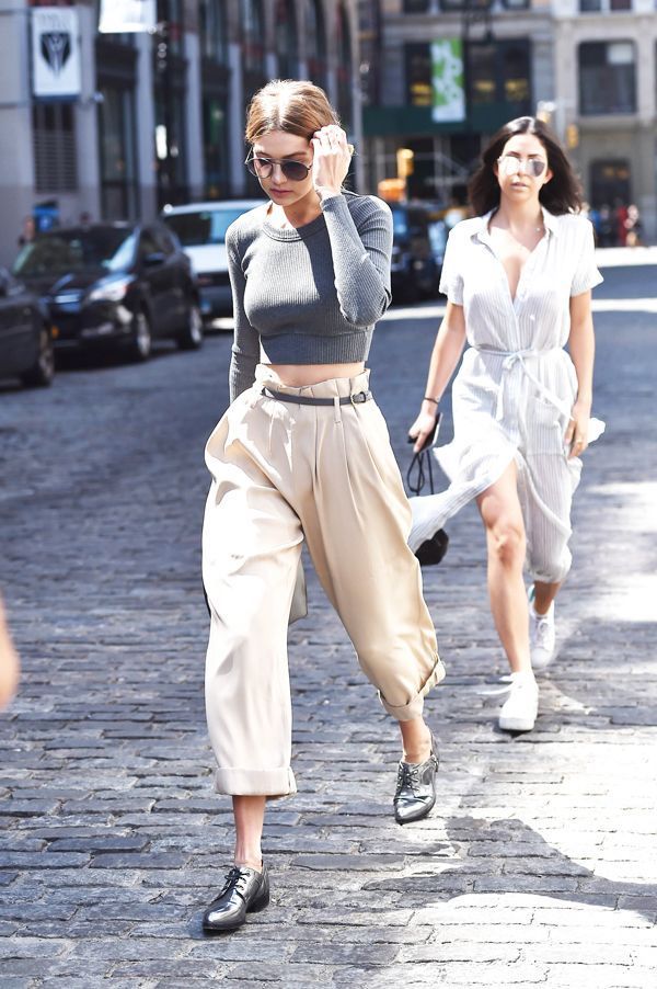 If you’re not picking up the Annie Hall vibes Gigi Hadid is throwing down here, then…then just forget it. #refinery29