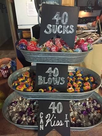 Image result for dessert table ideas for 50 th birthday