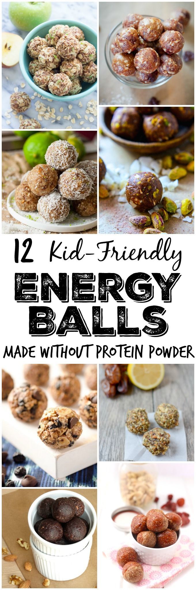 Looking for a quick, healthy snack made with real food ingredients? Here are 12 kid-friendly energy ball recipes made without