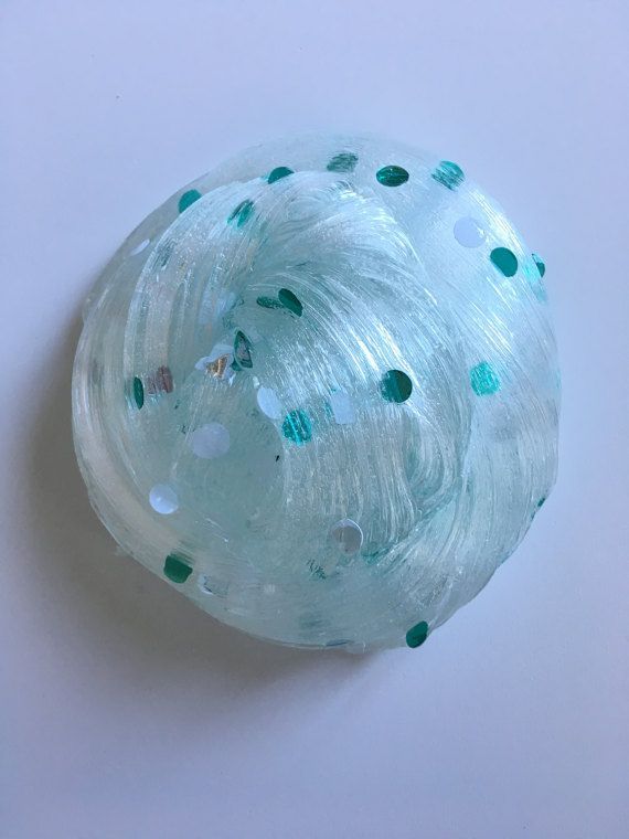 Ocean pearls Slime 6.6 oz / 200 ml slime – A clear, stretchy slime made with love – Fun to play with ! – Packed in bubble wrap