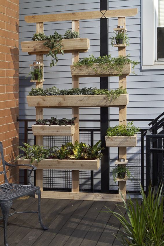 Pallet living wall