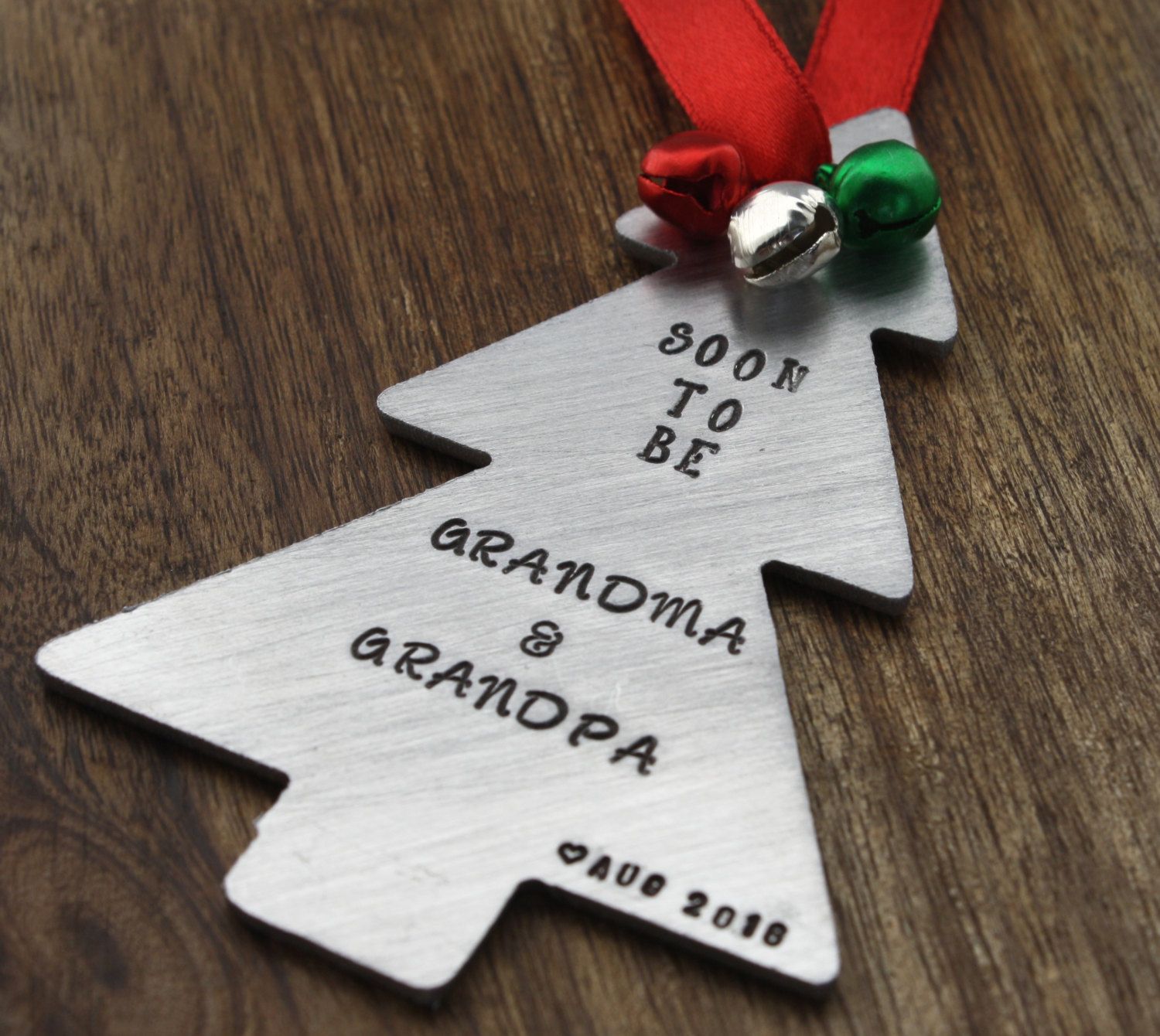 Christmas Pregnancy Announcement Ornament by sierrametaldesign -   Best ideas about Pregnancy Announcements