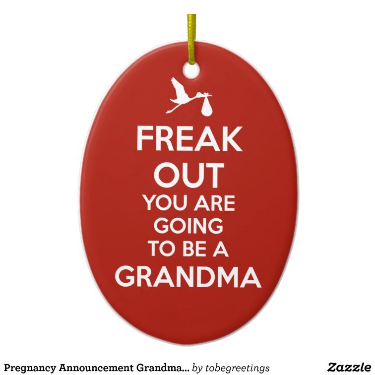 Pregnancy Announcement Grandma Ornament Christmas -   Best ideas about Pregnancy Announcements