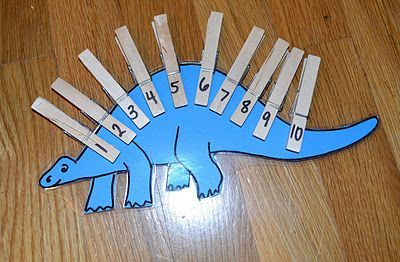 Preschool counting activities – this would be great to put numbers and letters in order .. and this could be something they could