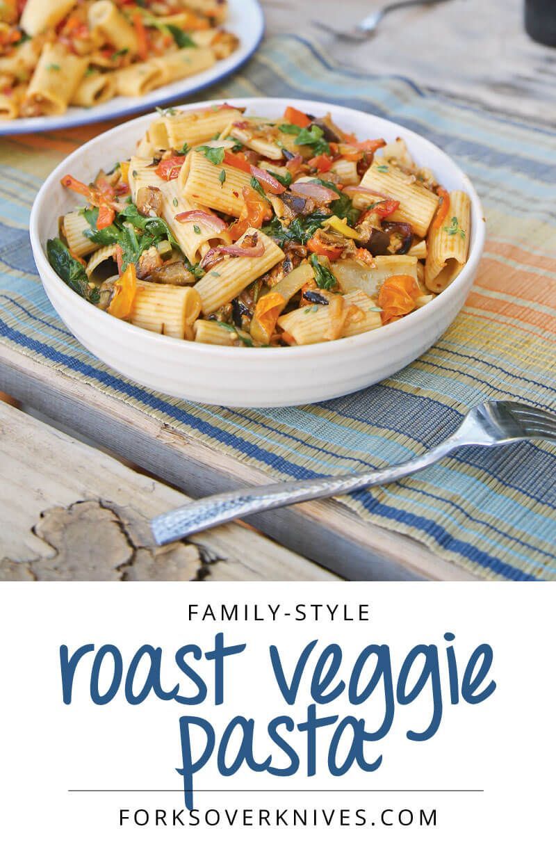 Roasted Veggie Pasta/Sub w Spaghetti squash for low carb #vegetable_recipes_pasta