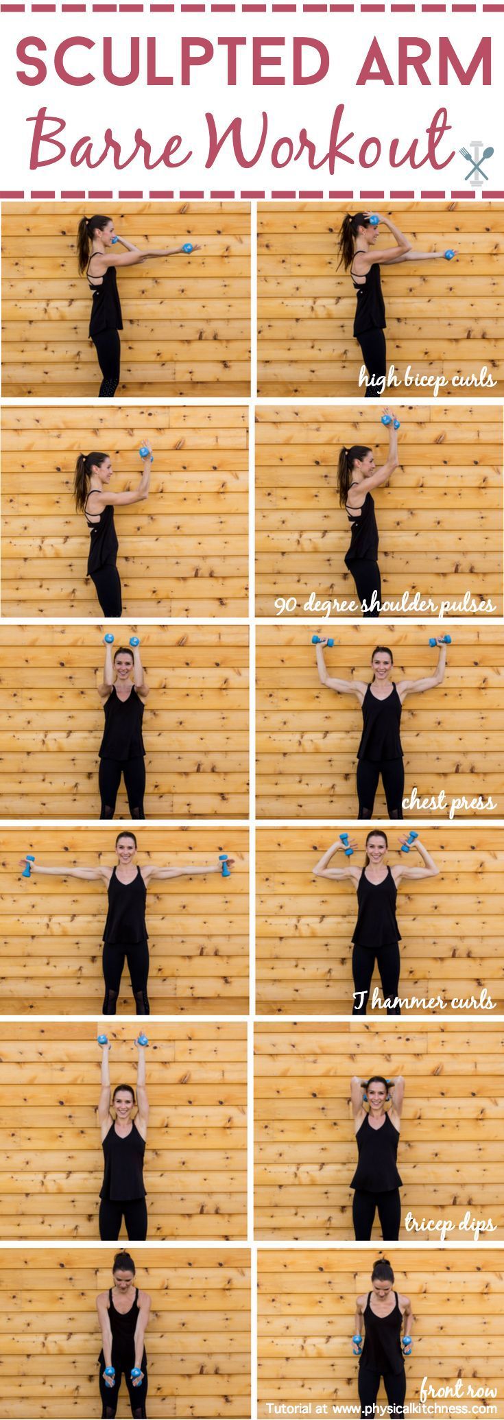 Sculpt and tone your arms in ways you never imagined with this barre inspired arm workout. Little movements with lots of
