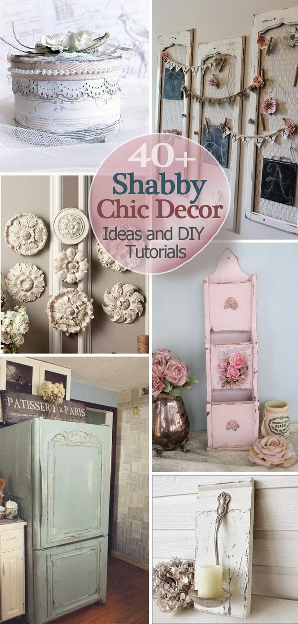 Shabby Chic Decor Ideas and DIY Tutorials.