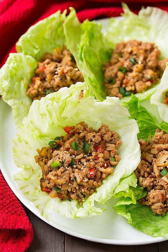Slow-Cooker Asian Chicken Lettuce Wraps: Turn the slow cooker on and leave the oven off for these Slow-Cooker Asian Chicken