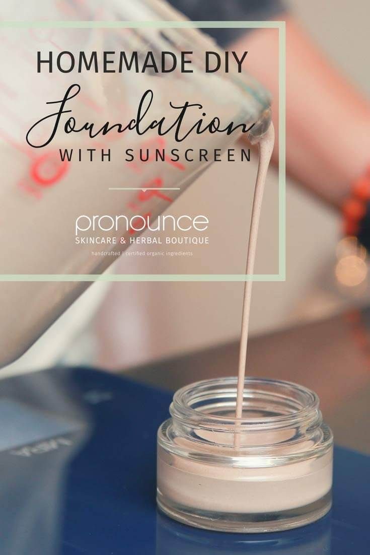 Smooth Finish DIY Organic Foundation Makeup…With Sunscreen – pronounceskincare…