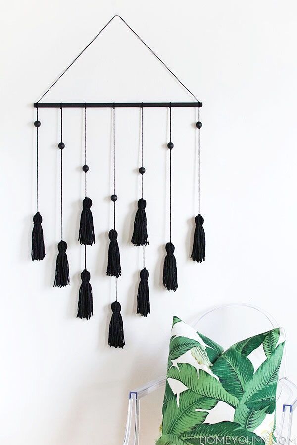 Tassel Hanging | 14 Cheap But Cute Dorm Room DIYs | www.hercampus.com…