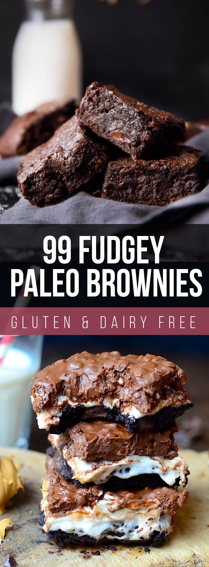 These 99 Fudgy Paleo Brownie Recipes are to die for. They are 100% Paleo and 100% delicious! Great for the family any time of the