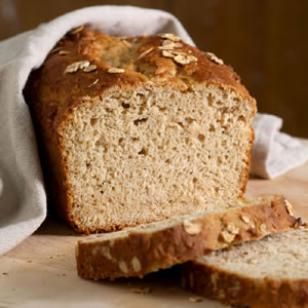 This is a healthy Oat Quick Bread. I think you could substitute the honey with Agave Nectar too!