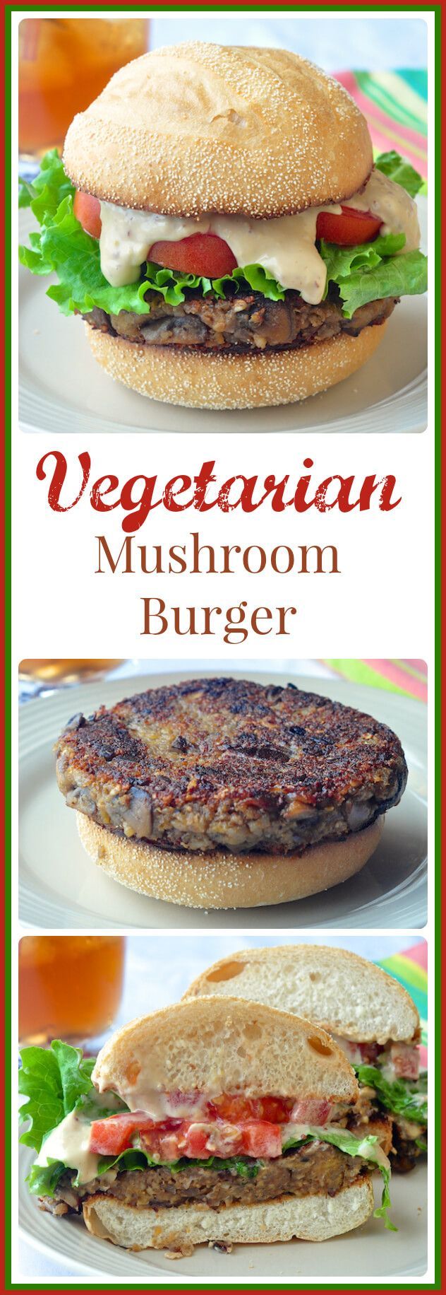 This vegetarian mushroom burger recipe is certainly not short on flavour. Make them as full sized burgers or even as sliders at