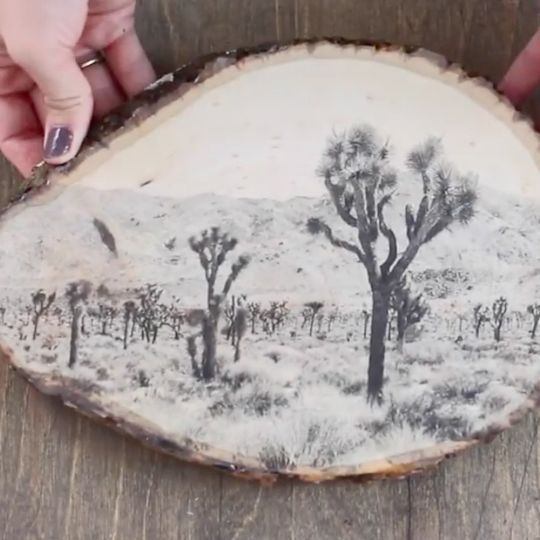 Transfer ink to wood quickly and easily with this easy method. Save special memories or create personal gifts.