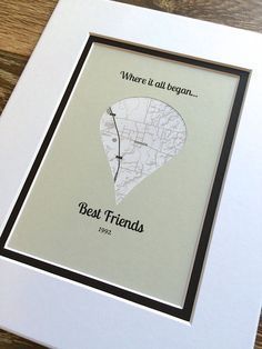 Where It All Began -Christmas Gift For Best Friend- Long Distance Friendship…