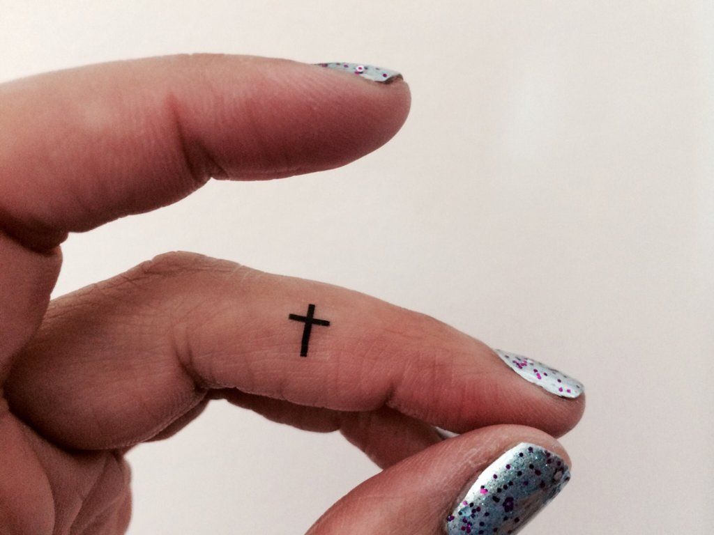 20 Cross Temporary Tattoo Tiny Cross / Fake Tattoos / Set of 20 / Tattoo – Shop Junylie  – 2