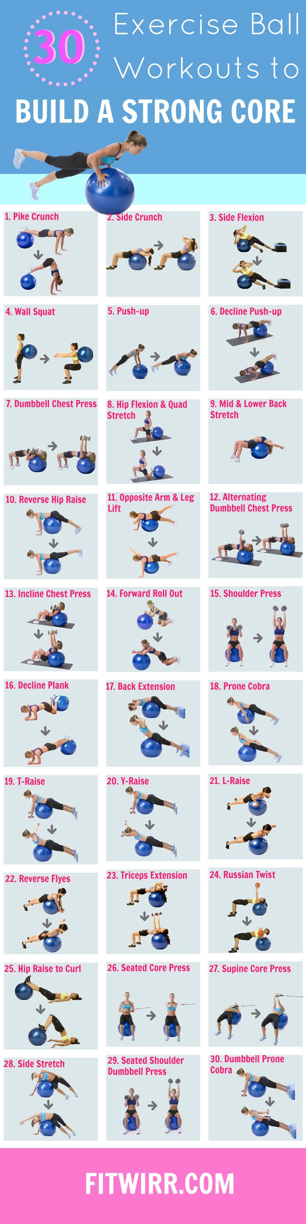 30 ejercicios con la fitball