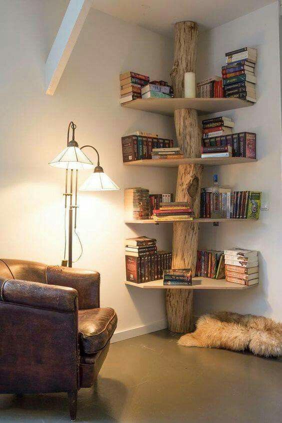 A delightful and creative book nook!