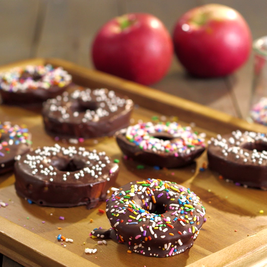 Can a doughnut a day keep the doctors away? With these Apple Doughnuts, just maybe.