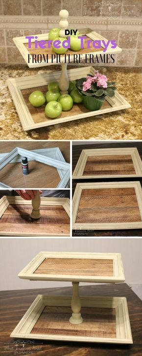 Check out the tutorial: #DIY Tiered Trays from Picture Frames @istandarddesign
