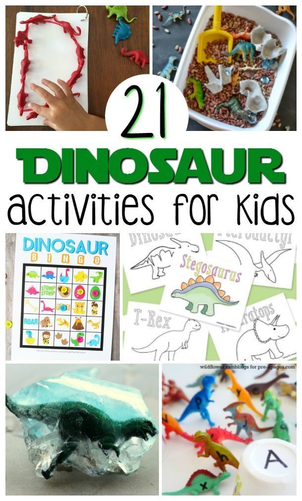 Check out this list of 21 Easy Dinosaur Activities For Kids that not only celebrate colossal creatures, but also entertain and