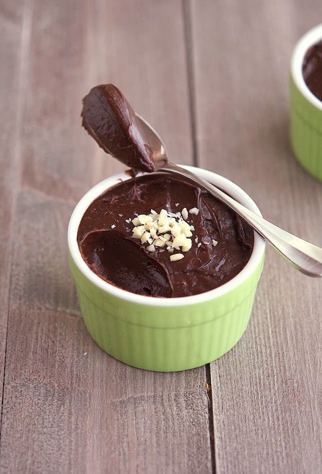 Chocolate Avocado Chia Pudding- This is full of good fat and is sure to make the CF dietitians (and your bod) happy.