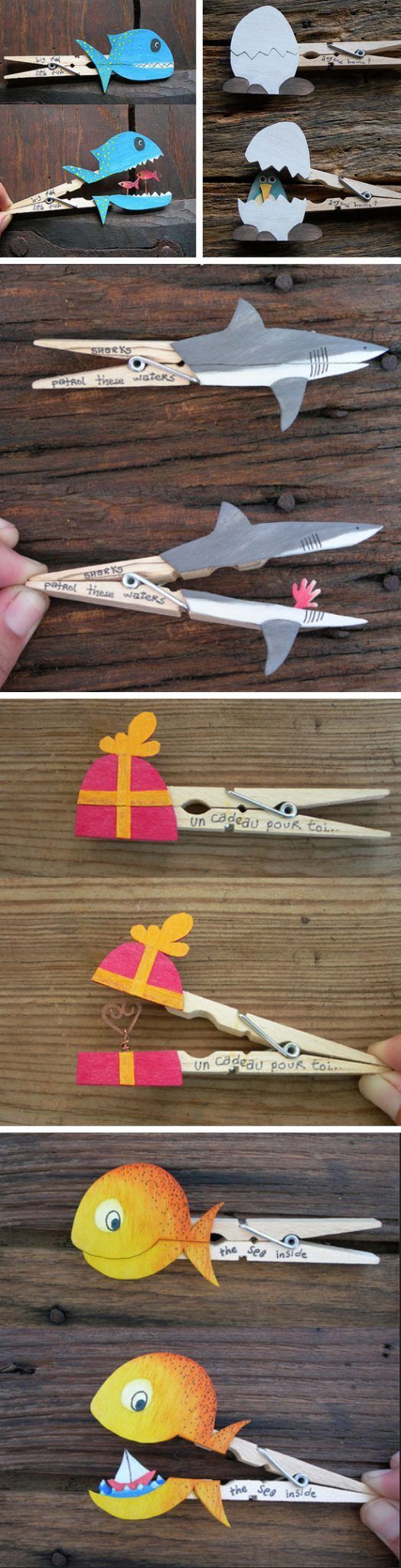 Clothes Peg Crafts | 18 DIY Summer Art Projects for Kids to Make | Easy Art…