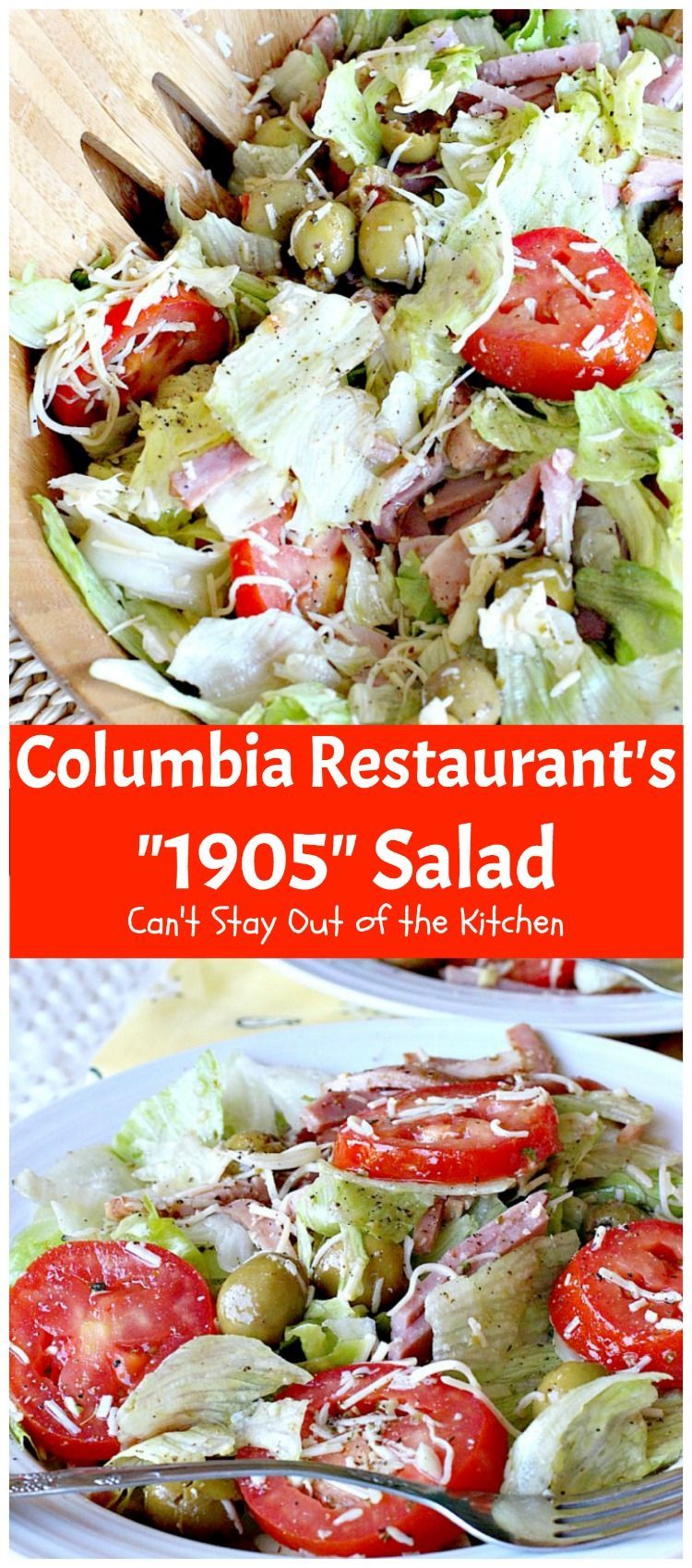 Columbia Restaurant’s “1905” Salad | Can’t Stay Out of the Kitchen | fabulous…