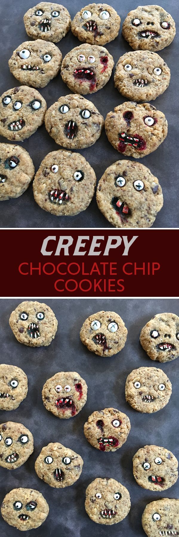 Creep out your friends with these cookies at your Halloween party!