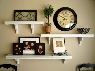 decorating with shelves and pictures – Google Search