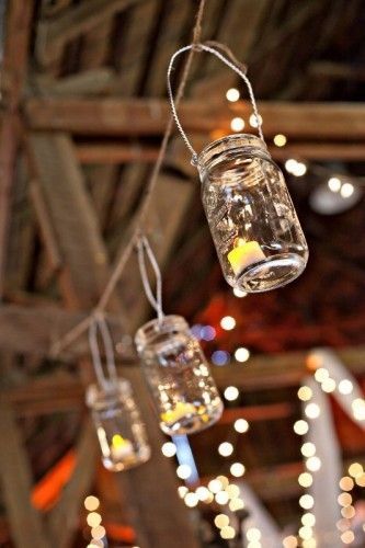 DIY: Party Lights by Jude  I like this better than all those chandeliers