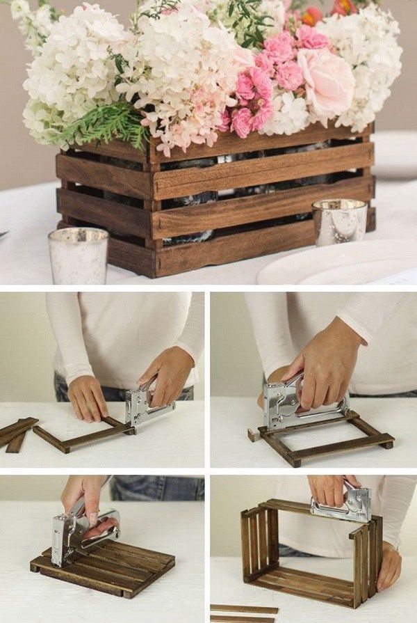 DIY Rustic Stick Basket: Never throw away the paint stir sticks next time! Check out this one, you will find you can use them to a